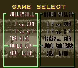 Dig & Spike Volleyball - SNES