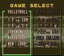 Dig & Spike Volleyball - SNES