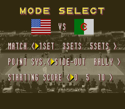 Dig & Spike Volleyball - SNES