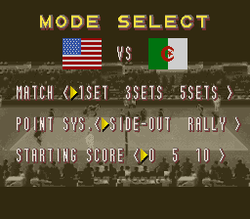 Dig & Spike Volleyball - SNES