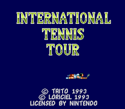 Davis Cup Tennis - SNES