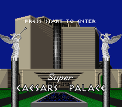 Super Caesars Palace - SNES