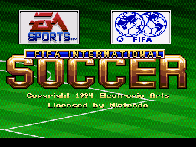 FIFA International Soccer - SNES