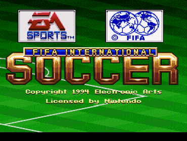 FIFA International Soccer - SNES