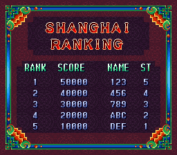 Shanghai: Triple-Threat - SNES