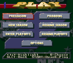 NFL Quarterback Club 96 - SNES