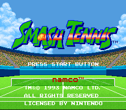 Smash Tennis - SNES