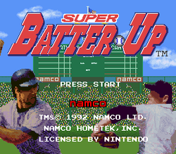 Super Batter Up - SNES