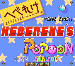 Hebereke's Popoon - SNES