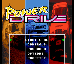 Power Drive - SNES