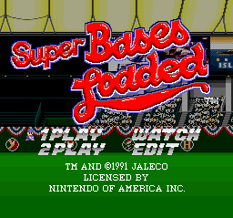 Super Bases Loaded - SNES