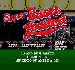 Super Bases Loaded - SNES
