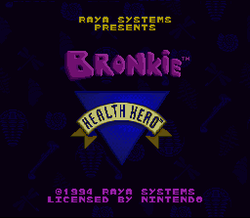 Bronkie The Bronchiasaurus - SNES