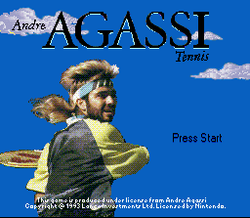 Andre Agassi Tennis - SNES