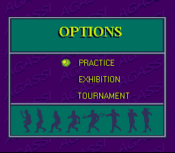 Andre Agassi Tennis - SNES