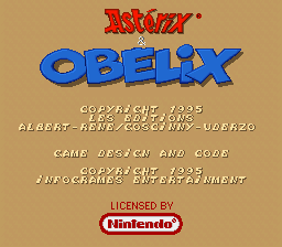 AstÃ©rix & ObÃ©lix - SNES