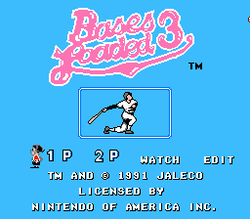 Bases Loaded 3 - NES