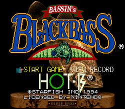 Bassin's Black Bass - SNES