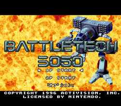 BattleTech: A Game of Armored Combat - SNES