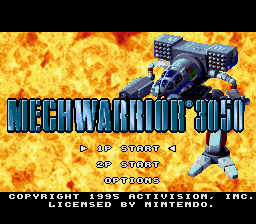 BattleTech: A Game of Armored Combat - SNES
