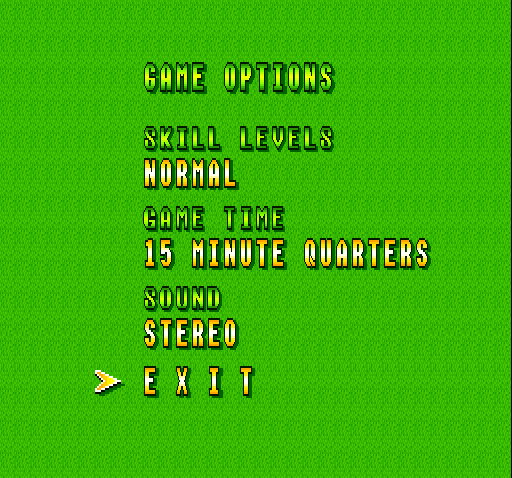 Super Play Action Football - SNES