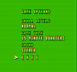 Super Play Action Football - SNES