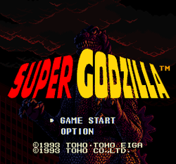 Super Godzilla - SNES