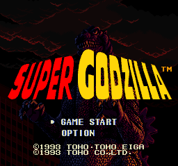 Super Godzilla - SNES