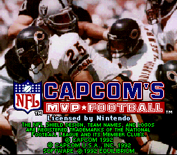 Capcom's MVP Football - SNES