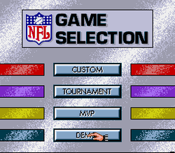 Capcom's MVP Football - SNES