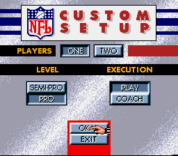 Capcom's MVP Football - SNES