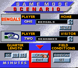 Capcom's MVP Football - SNES