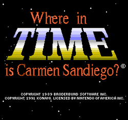 Where in Time Is Carmen Sandiego? - NES
