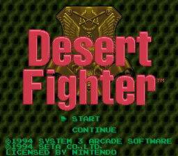 A.S.P.: Air Strike Patrol - SNES