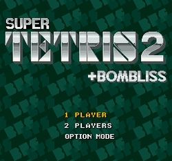 Super Tetris 2 + Bombliss - SNES