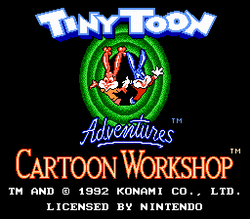 Tiny Toon Adventures: Cartoon Workshop - NES