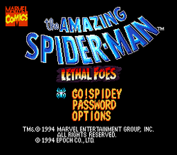 The Amazing Spider-Man: Lethal Foes - SNES