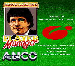 Kevin Keegan's Player Manager - SNES