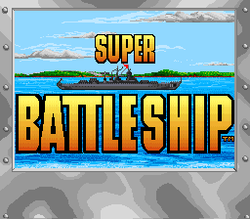 Super Battleship: The Classic Naval Combat Game - SNES