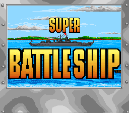 Super Battleship: The Classic Naval Combat Game - SNES