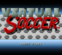 Virtual Soccer - SNES