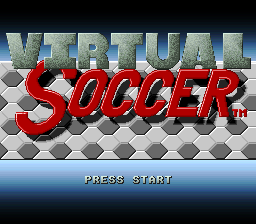 Virtual Soccer - SNES