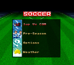 Virtual Soccer - SNES