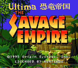 Ultima: KyÅryÅ« Teikoku - SNES