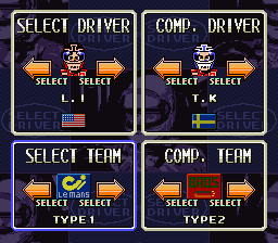 Battle Grand Prix - SNES