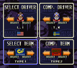 Battle Grand Prix - SNES