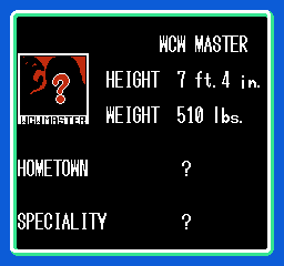 WCW: World Championship Wrestling - NES