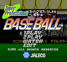 Super Bases Loaded - SNES