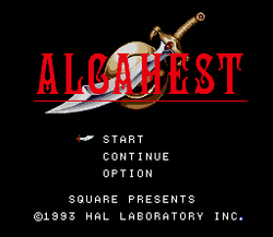 Alcahest - SNES