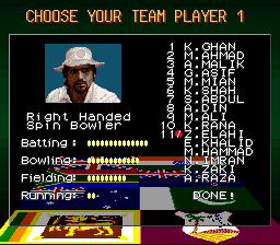 Super International Cricket - SNES